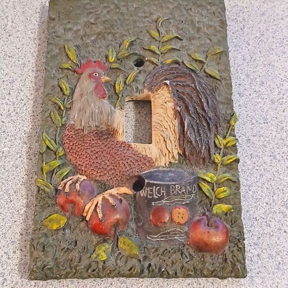 ⭐️5/$25 Country Rooster Switch Cover. Rustic single Customer Giveaway - Picture 4 of 4